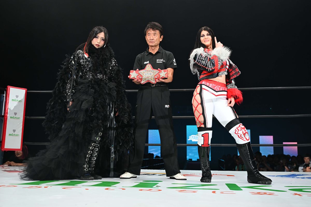 スターダム】上谷沙弥、元王者ビーを破りワールド王座V5！次期挑戦者