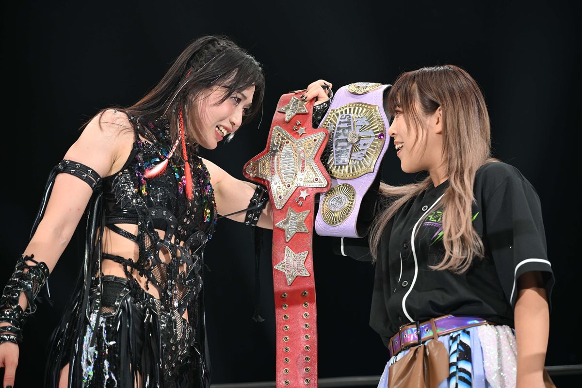 スターダム】上谷沙弥、元王者ビーを破りワールド王座V5！次期