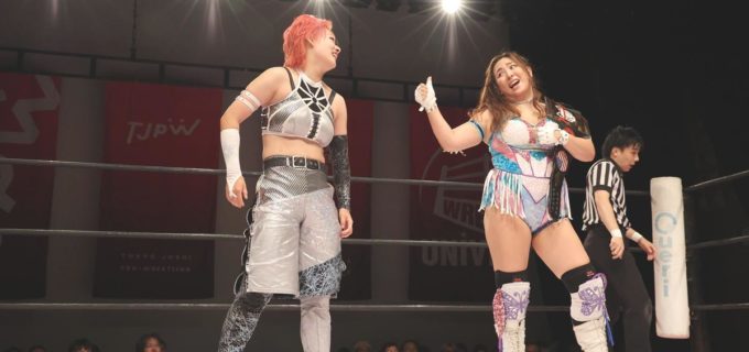 【東京女子】まなせゆうな＆凍雅がコンビ初戦で好発進し、プリンセスタッグ王座挑戦をアピール！「この勢いのままタッグベルトに挑戦します！」