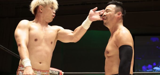 【ノア】清宮、王者KENTAを撃破し『N-1』開幕！ポスターの端、ChatGPTへの恨みを力に「全員振り向かせてやる！」