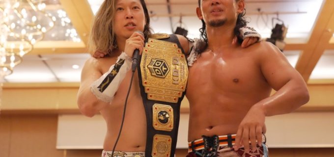 【DDT】KO-D無差別級王者・平田一喜が「いつでもどこでも挑戦権」行使の彰人に薄氷の勝利で初V！「強くはならなかったんですけど、守りたい気持ちが強くなりました」