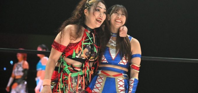 【東京女子】元SKE48荒井優希、『豆腐プロレス』でのコーチ・松本浩代との“初師弟タッグ”で快勝！「松本選手と戦う後輩がうらやましかったので、ぜひやりたい」