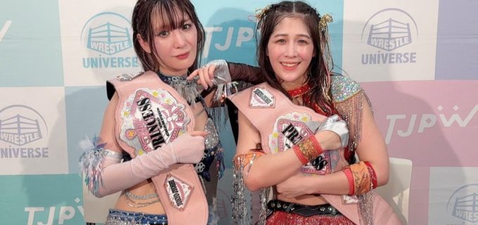 【東京女子】上福ゆき＆上原わかなが享楽共鳴を破り、プリンセスタッグ王座初戴冠！「今、上福ゆきを逃したら惜しいと思うので所属にしてください」