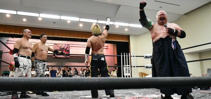 【大日本】中之上＆アンディがUWAタッグ王座奪取！ 伊東竜二はドラゴンスプラッシュでデスマッチ制す