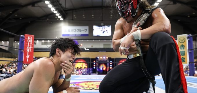 【新日本】デスペラード、YOHとの死闘制しジュニア王座V8！直後にかつての盟友DOUKIが襲来「偽物のチャンピオン」と罵倒
