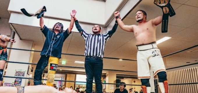 【ガンプロ】絶体絶命の非常事態！シングルに続き、タッグ王座も他団体に流出し、石井慧介＆川上翔大が王座奪回へ名乗り