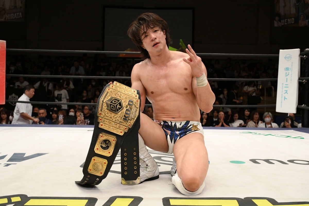 DDT】上野勇希が「いつでもどこでも挑戦権」を行使して、平田一喜を