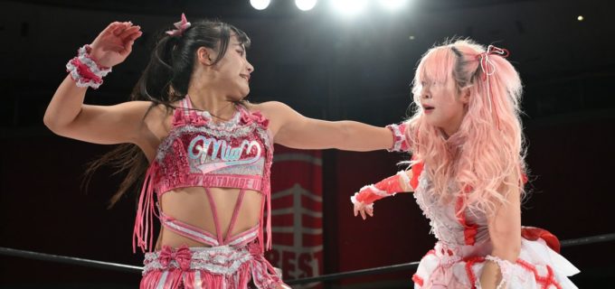 【東京女子】愛野ユキが渡辺未詩との“アツアツ”のプリプリ王座前哨戦でやり返す！「未詩のハートに火をつけられたんじゃないかなと思います」