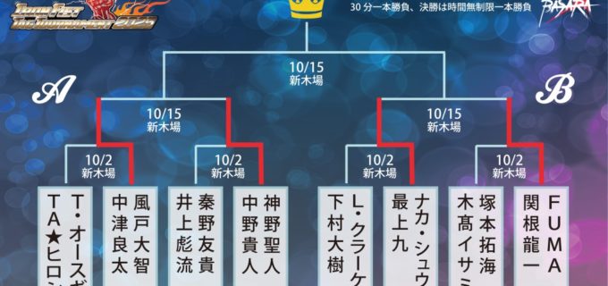 【BASARA】10.15新木場「IRON FISTタッグトーナメント2025」準決勝、決勝！『伐折羅・弐佰玖拾～宴～』全対戦カード！
