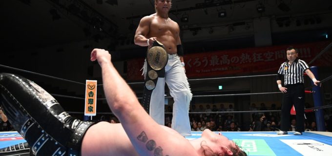 【新日本】海野、IWGPタッグ王者OSKARを撃破！“聖域”の誇りを胸に、前哨戦で大きな先勝「お前らの言うケンカってこんなもんか？」
