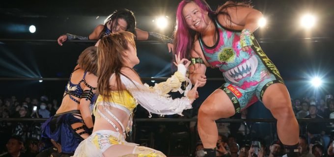 【スターダム】SLK10周年興行で仙女最強タッグが躍動！橋本＆岩田が、なつぽい＆安納、小波＆琉悪夏を破り“外敵”の強さ見せつける