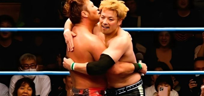 【全日本】宮原健斗、10年越しの憎悪を抱擁で清算！因縁の潮﨑豪を沈め、三冠V1「出たり入ったり、いいじゃねえか！」