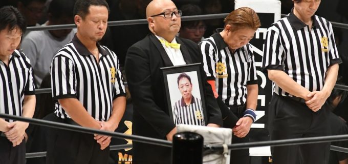 【マリーゴールド】両国に響いた追悼の鐘…クマに奪われた名レフェリー・笹崎勝巳さんに10カウント、選手たちは遺影の前で魂のファイトを捧ぐ