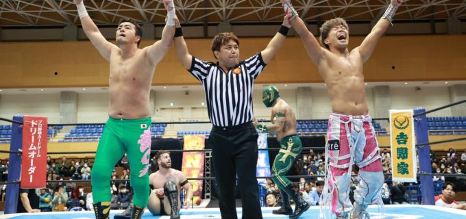 【新日本】田口＆ダイヤの「ファンキー・カラッツ」執念の『SJTL』2勝目！田口が“たらい舟殺法”でジェイコブを丸め込み、決勝進出へ望み繋ぐ