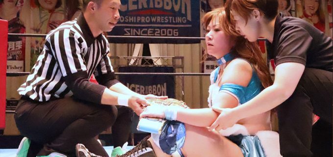【アイスリボン】王者・勝愛実、松下楓歩との死闘制しICE王座V6！ 試合後は疲労困憊で医務室直行