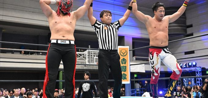 【新日本】デスペラード＆KUUKAI「底力、見せてやったぞ」 執念のピンチェ・ロコで吉岡を粉砕！KUSHIDA組の決勝進出を阻む