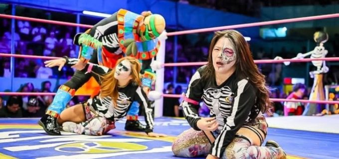 【CMLL】カラベラ（骸骨）ペイントで登場の”FWC”葉月＆コグマがテッサ＆スカディに敗れ連勝ストップ「明日は相手を地獄へ落とす！」
