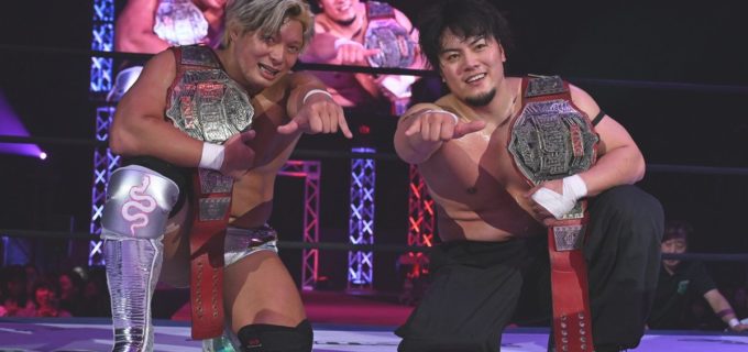 【DDT】MAO＆KANONが3WAY戦で飯野＆納谷、橋本＆優宇を退けKO-Dタッグ王座初戴冠！「いっぱいお客さん呼んで、チヤホヤされて、お金を稼ぎたい！」