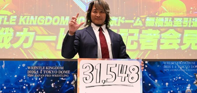【新日本】棚橋、1.4引退ドーム“過去最速”の売れ行きに感無量！注目の“最後の相手”は「もうちょっと待って」 腹筋の復活は約束!?