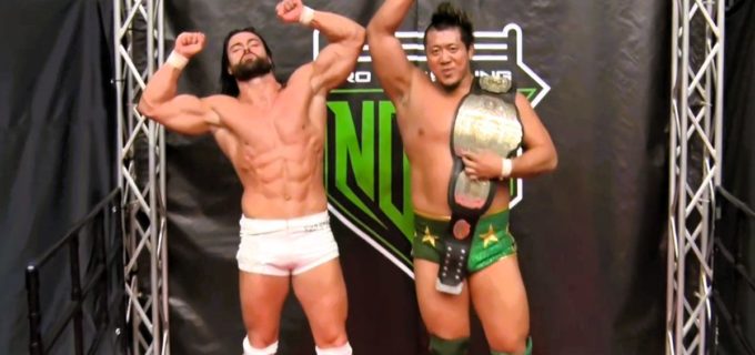 【ノア】Yoshiki Inamuraが清宮に「マックスでファイトしましょう」と呼びかけ。前哨戦はジャック・モリスが晴斗希をタイガードライバー葬