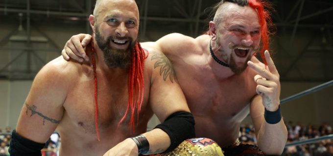 【新日本】アーチャー＆ゼインの“モンスターソース”が2年ぶりに日本再上陸！H.O.Tの悪辣ファイトを剛腕で粉砕し白星発進「俺たちが『WTL』で優勝する！そしてIWGP世界タッグ王者になるのだ！」