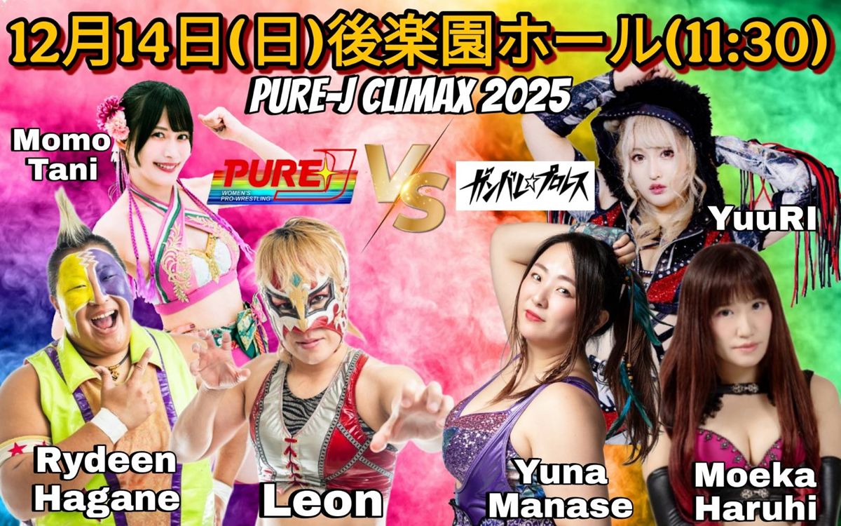PURE-J】12.14後楽園で「PURE-J vs ガン女」全面対抗戦が決定！ SAKI
