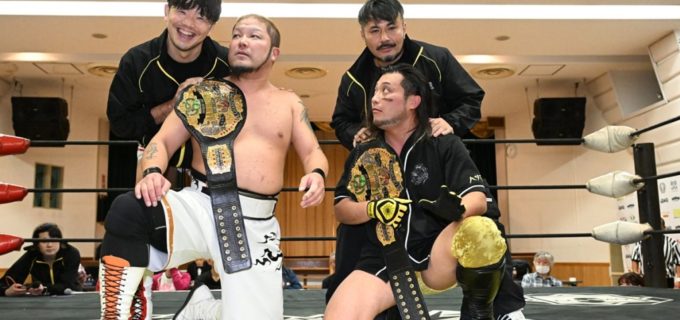 【ガンプロ】中津良太＆塚本拓海が勝村周一朗＆YuuRIを退けSOGタッグ王座V3！今成夢人＆冨永真一郎のタッチャブルが12・27後楽園でベルト奪還へ