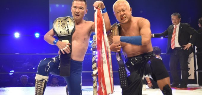 【HERO】加藤茂郎＆千葉智紹がガッツ石島＆マスクドミステリーに薄氷の勝利でWBCタッグ王座V2！怒りのミステリーはシングルT1回戦で加藤との対戦を要求