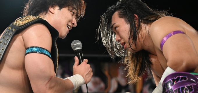 【DDT】KO-D無差別級王者・上野勇希が正田壮史との初の前哨戦で完勝も愛あるゲキ！「全力で来てくれたら俺もいける。俺たちなら絶対見せられるから」