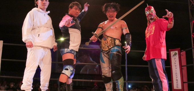 【大阪プロレス】松房龍哉が絶対王者TORUを撃破！佐野蒼嵐ら若手4人で“新章開幕”を宣言「これが新しい景色や！」