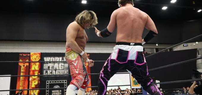 【新日本】棚橋弘至＆エル・ファンタズモ、『WTL』有終の美を飾る劇的勝利！ H.O.Tの無法を切り裂き、笑顔と涙のエアギター締め「アンタの思い出を守るよ」