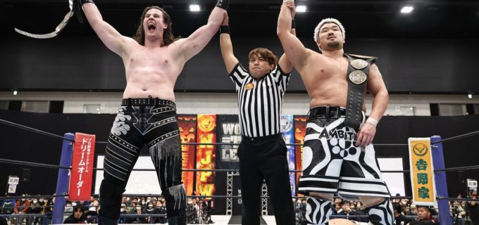 【新日本】K.O.BがBブロック首位通過！ 新世代対決は壮絶打撃戦の末、Ice＆OSKARが海野＆上村を粉砕「タイトル取った状態で優勝や！」