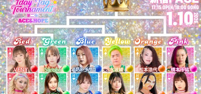 【T-HEARTS】堀田祐美子、リアル誕生日に過酷『1DAYタッグT』開催！ Sareee、橋本千紘ら集結＜1.10新宿＞