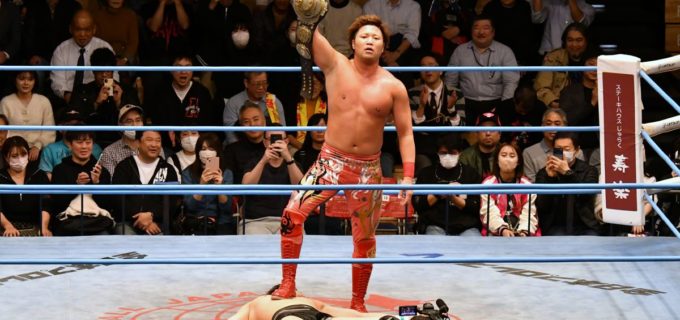 【全日本】三冠王者・宮原健斗が“大晦日”で雌雄を決する安齊勇馬を急襲！報復のシャットダウンでKO「俺に世代交代はない、大晦日でコイツを潰す」