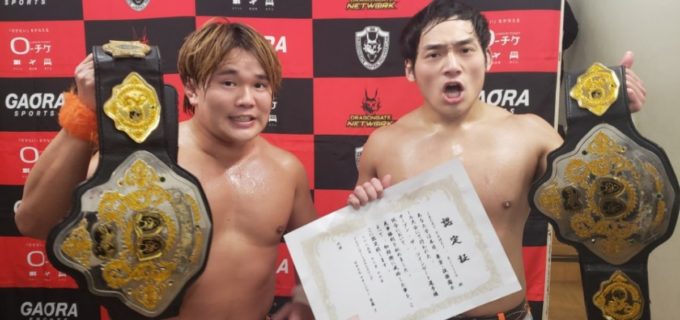 【ドラゴンゲート】KAMEI＆Riiitaがマンテ＆デムースに快勝でツインゲート王座初V！「俺たちが最強タッグチームのジャッキーリータだ！」