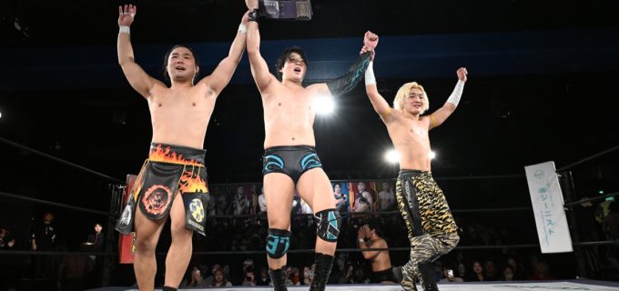 【DDT】To-y＆須見＆石田のD GENERATIONSが上野＆MAO＆樋口のDNA世代に善戦健闘も惜敗！　MAOが「DGC始まるけど、みんなで上を目指して頑張っていったら、DDTも盛り上がっていく！」とエール