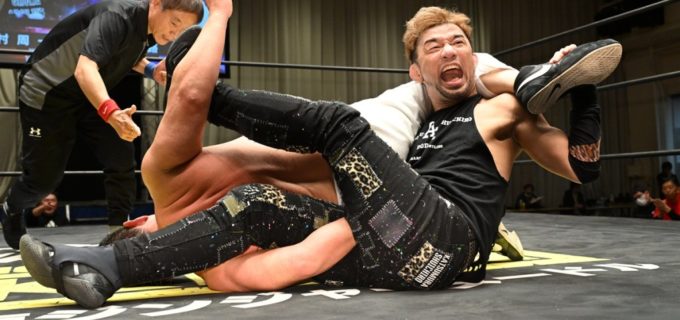 【ガンプロ】勝村周一朗が小路晃との一騎打ちを制す！「ガンバレ☆プロレスがPRIDEに勝ちました」