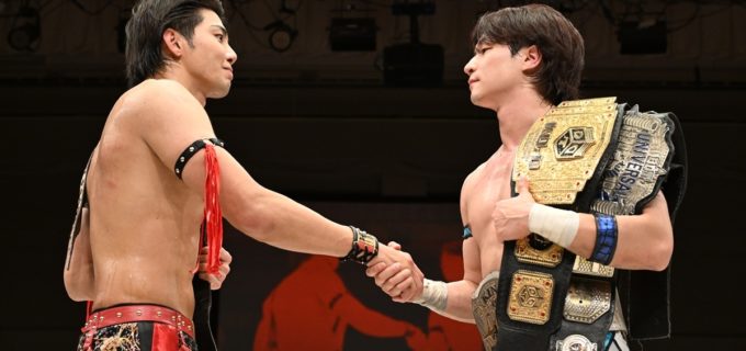 【DDT】武知海青がKO-D6人タッグ王座V2成功で、2・22後楽園「デビュー2周年記念試合」で上野勇希とのシングル戦熱望！　1・25後楽園ではTAKESHITA＆秋山準と初対戦