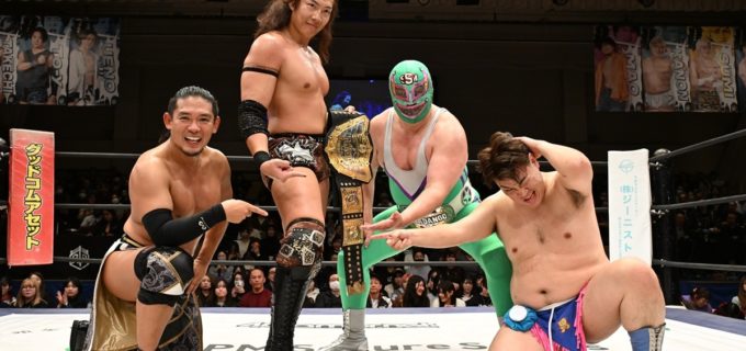 【DDT】NOAH宮脇純太、DDTレギュラー参戦初戦で快勝！　TAKESHITAはDDT流で勝利を挙げ、東京ドームでのWタイトル戦での必勝宣言