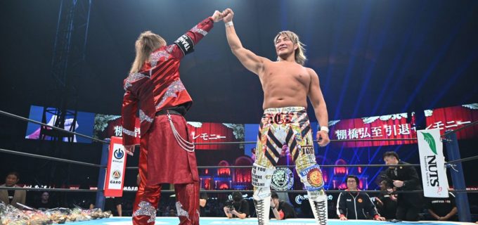 【新日本】棚橋引退式に内藤哲也が電撃登場！ジェイ、ケニーら豪華メンバー集結「またいつかこの新日本プロレスのリングで、あなたと会えるその日を楽しみにしてるよ」