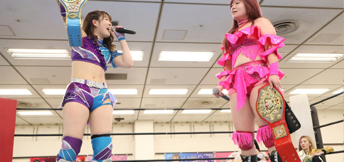 【アイスリボン】1・11北沢でICEx∞王者・松下楓歩が初防衛戦！全王者・勝愛実を迎え撃つ試練のV1戦