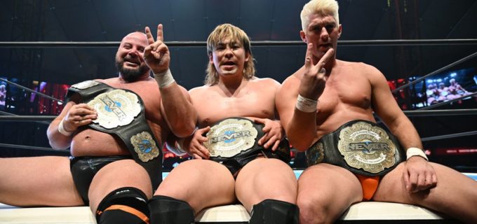 【新日本】THE RAMPAGE武知海青、ドームで舞うもベルトならず！ ザック＆大岩＆ジャクソン、サバイバル戦制しNEVER6人タッグ新王者に