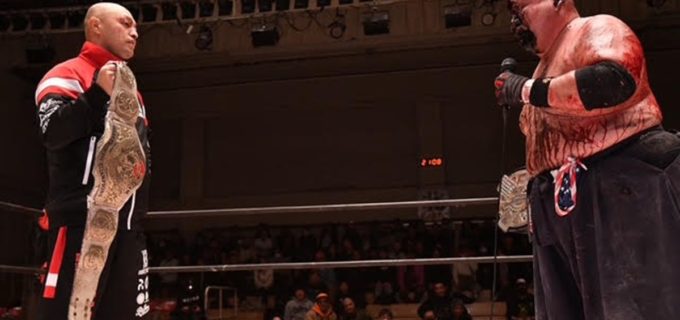 【大日本】アブドーラ・小林が蛍光灯爆殺でデスマッチ王座奪還！ 菊田一美が襲撃でタッグ戦へ 橋本大地＆神谷英慶がまさかの造反、「余所者」軍と合体で団体内に激震