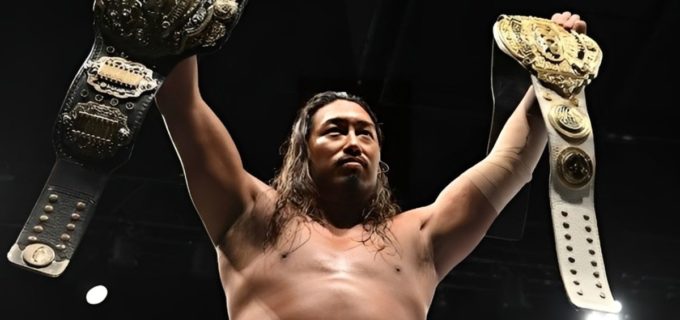 【新日本】辻陽太が「IWGP世界ヘビー」解体＆「IWGPヘビー」復活を宣言！ 棚橋社長も“第87代”と認定　ジェイク・リーの挑戦表明は「現状、認めない」