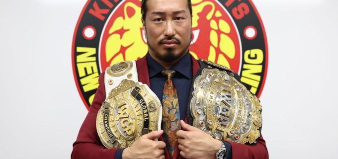【新日本】辻陽太が「IWGP世界ヘビー」解体＆「IWGPヘビー」復活を宣言！ 棚橋社長も“第87代”と認定　ジェイク・リーの挑戦表明は「現状、認めない」