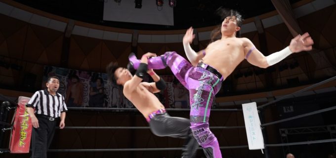 【DDT】『DGC』3年ぶりのV狙う正田壮史が新人・葛西陽向に余裕の白星発進！「全勝優勝は当たり前」