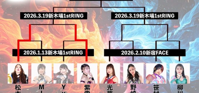 【SEAdLINNNG】王者・松本浩代はMIRAIを粉砕しV1、最強トーナメント準決勝一番乗り！2.10新宿FACEで光芽ミリアvs野崎渚、笹村あやめ vs 柳川澄樺が決定