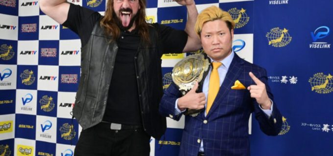 【全日本】三冠王者・宮原健斗、2m13cmの巨漢タロース迎撃へ“シャットダウン葬”を予告も「鉄板疑惑」で警戒感　挑戦者タロースは一蹴「それはお前の心の恐怖だ」 1.25幕張で史上最大の体格差対決！！