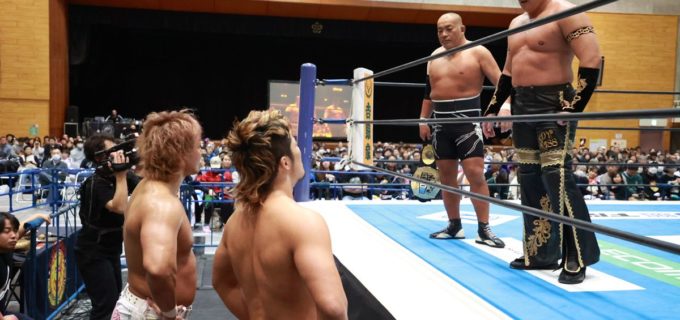 【新日本】石井智宏＆タイチが海野翔太＆上村優也との前哨戦勝利！ 1.19後楽園タッグ挑戦者決定戦へ向けベテラン勢が貫禄示す「俺らがアイツらに試練を与える」