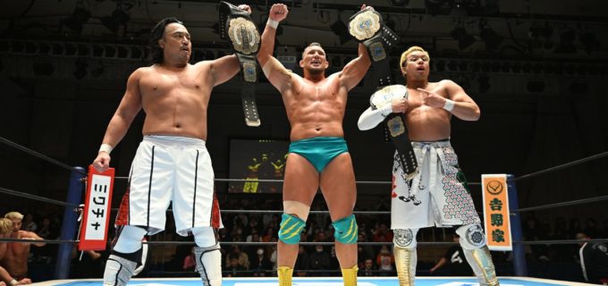 【新日本】“毘沙門チン”がドームの雪辱果たし王座奪還！ 後藤洋央紀、大岩陵平をGTRで粉砕し“後藤革命”再点火「新世代、俺自身もドンドン当たりたかった相手だよ」